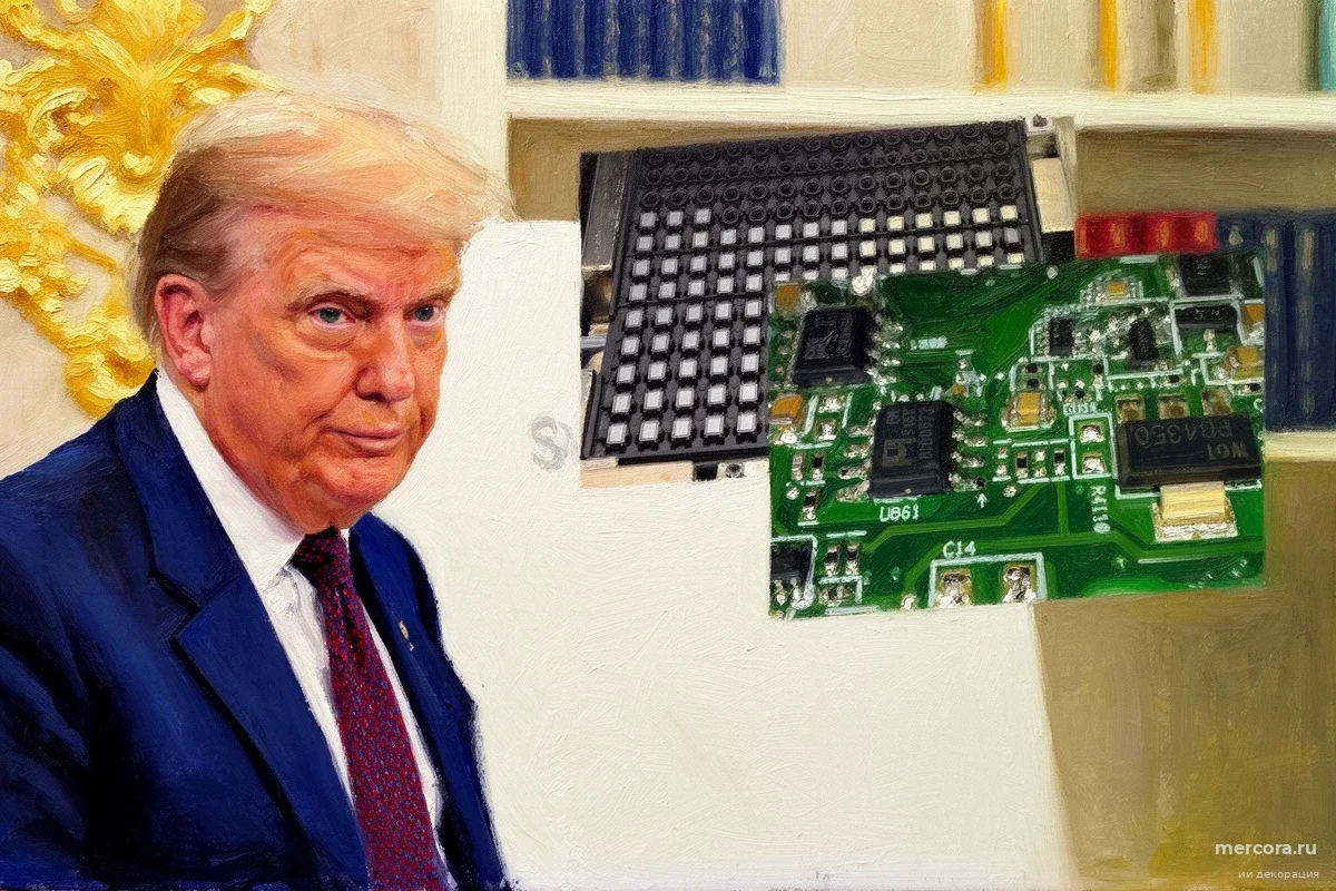 Тарифы Трампа перекраивают рынок чипов: кто заберет миллиарды Тайваня и Южной Кореи