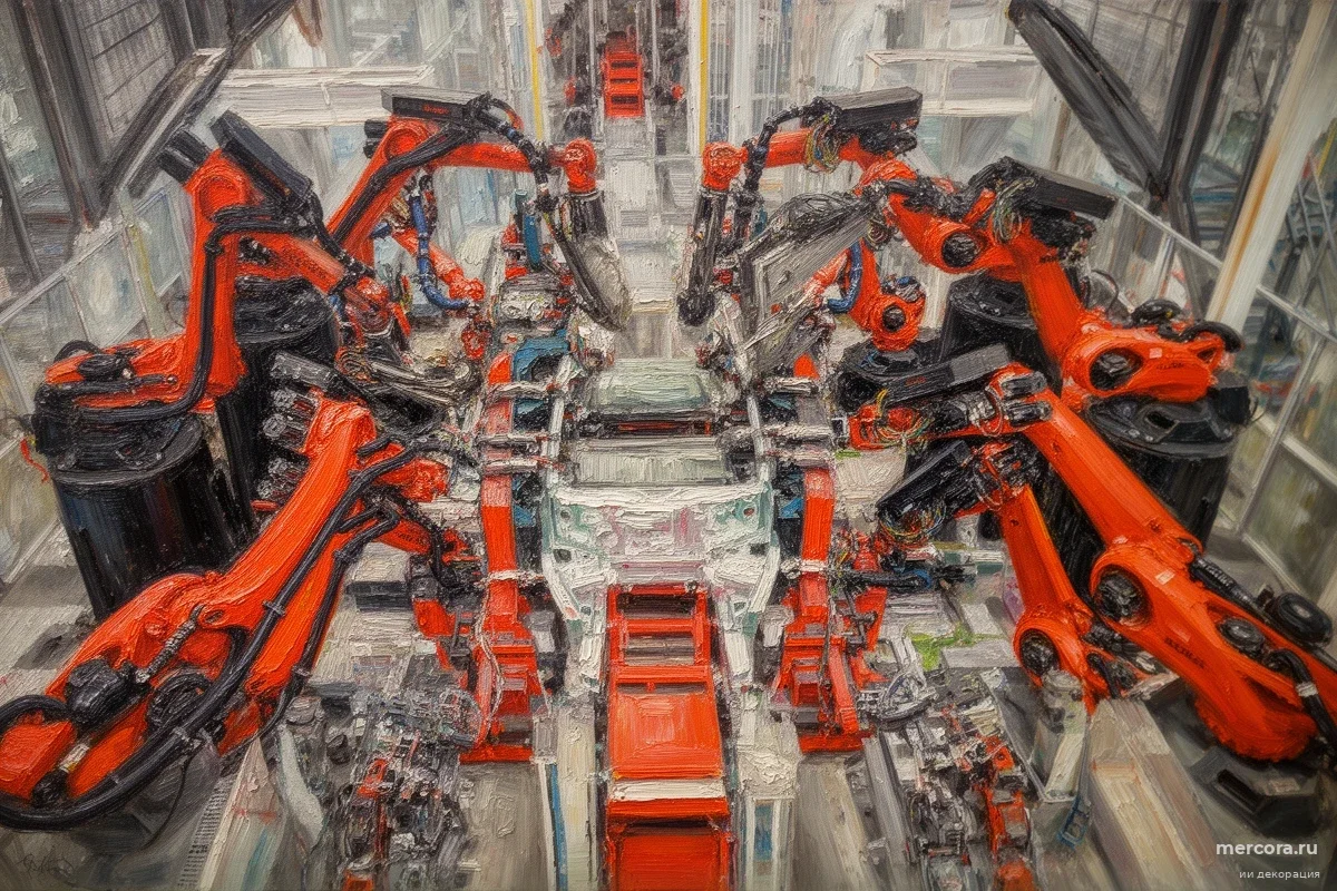 Китай показал завод Tesla: как 500 роботов собирают электрокар быстрее чем за 40 секунд